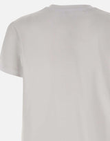 'S MAX MARA T-shirt in cotone con logo WHITE Donna 