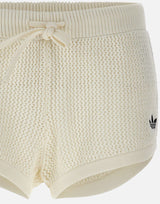 Shorts a maglia uncinetto KC6477 WHITE ADIDAS 