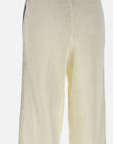 ADIDAS Pantalone "Firebird" WHITE Donna 