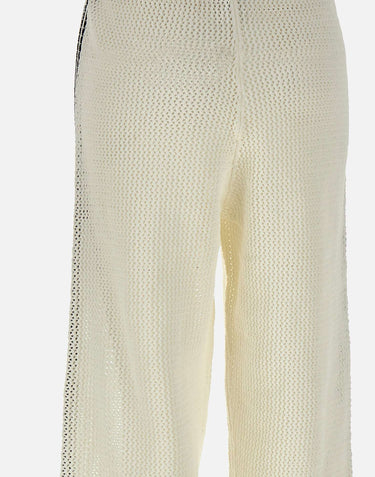 ADIDAS Pantalone "Firebird" WHITE Donna 