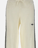 ADIDAS Pantalone "Firebird" WHITE Donna 