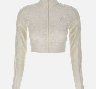 ADIDAS Felpa in pizzo Firebird WHITE Donna 