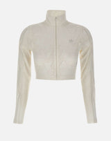 ADIDAS Felpa in pizzo Firebird WHITE Donna 