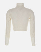 ADIDAS Felpa in pizzo Firebird WHITE Donna 