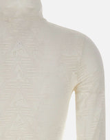 ADIDAS Felpa in pizzo Firebird WHITE Donna 