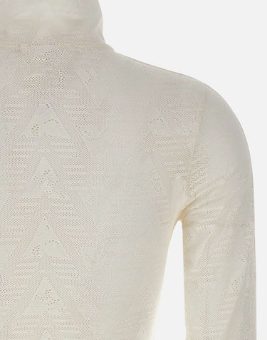 ADIDAS Felpa in pizzo Firebird WHITE Donna 