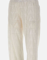 ADIDAS Pantaloni con pizzo firebird WHITE Donna 