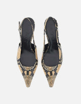 Scarpe slingback "Catrina" PU0114006006126 HAZELNUT AEYDE 
