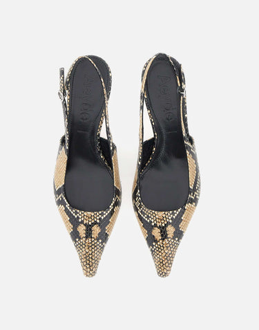 Scarpe slingback "Catrina" PU0114006006126 HAZELNUT AEYDE 
