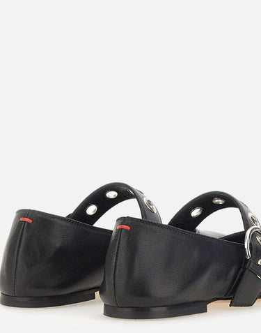 Ballerine "Uma Eyelet" RKLS08FL159 BLACK AEYDE 