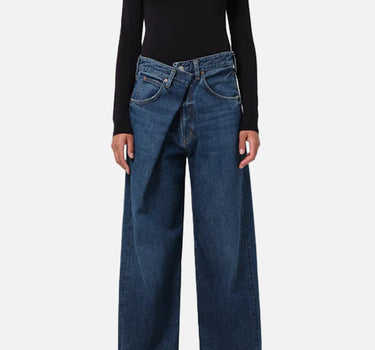 AGOLDE Jeans "Vana fold" BLUE Donna 