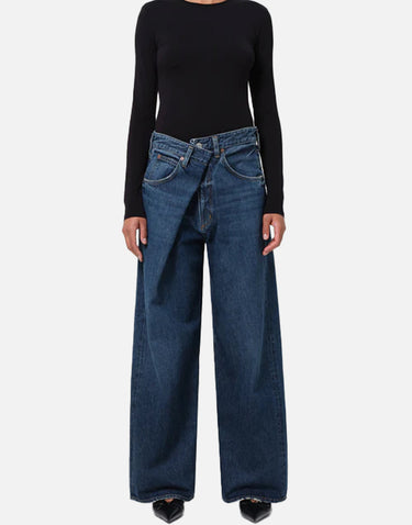 AGOLDE Jeans "Vana fold" BLUE Donna 