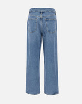 AGOLDE Jeans "Echo taper flip waistband" Light Blue Donna 