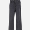 AGOLDE Jeans "Echo taper flip waistband" BLACK Donna 