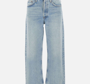 AGOLDE Jeans "Arc" Light Blue Donna 