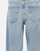 AGOLDE Jeans "Arc" Light Blue Donna 