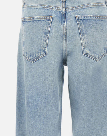 AGOLDE Jeans "Arc" Light Blue Donna 