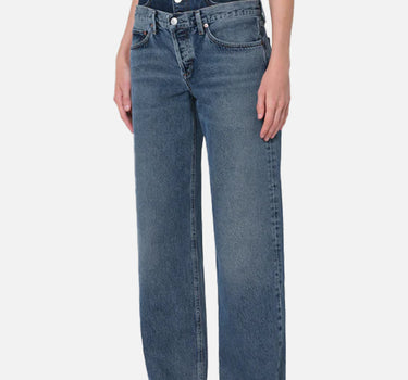 AGOLDE Jeans "Elson" BLUE Donna 