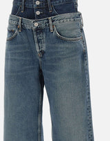 AGOLDE Jeans "Elson" BLUE Donna 
