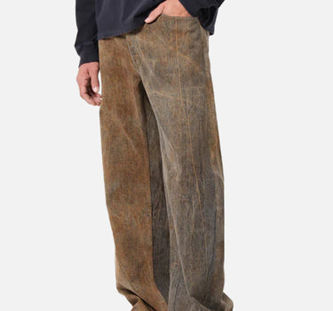AGOLDE Jeans "Afton" BROWN Uomo 