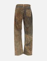 AGOLDE Jeans "Afton" BROWN Uomo 