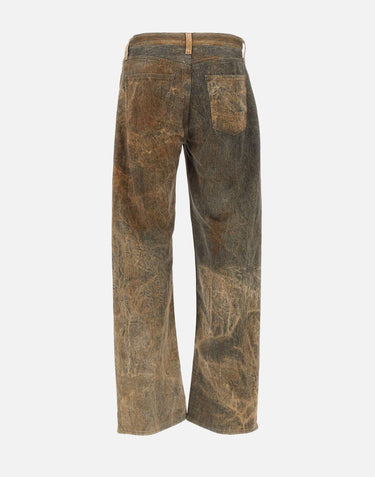 AGOLDE Jeans "Afton" BROWN Uomo 