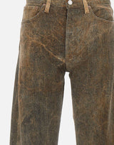 AGOLDE Jeans "Afton" BROWN Uomo 