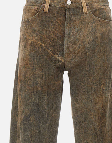 AGOLDE Jeans "Afton" BROWN Uomo 