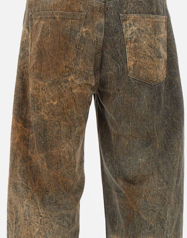 AGOLDE Jeans "Afton" BROWN Uomo 