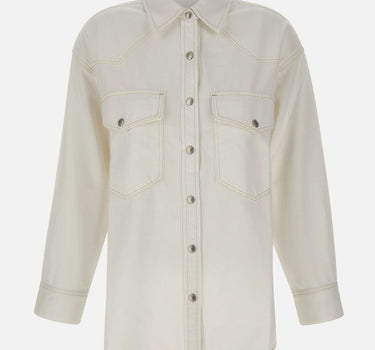AGOLDE Camicia "Lotta Western" WHITE Donna 