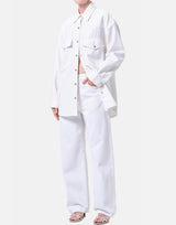 AGOLDE Camicia "Lotta Western" WHITE Donna 