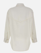AGOLDE Camicia "Lotta Western" WHITE Donna 