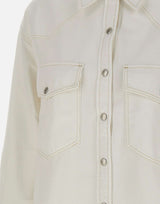 AGOLDE Camicia "Lotta Western" WHITE Donna 