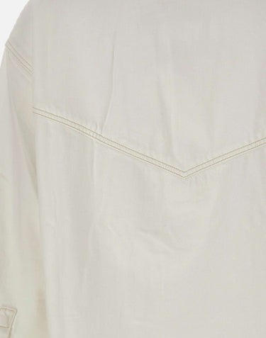 AGOLDE Camicia "Lotta Western" WHITE Donna 