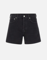 AGOLDE Shorts "Parker Long Vintage" BLACK Donna 