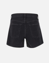 AGOLDE Shorts "Parker Long Vintage" BLACK Donna 