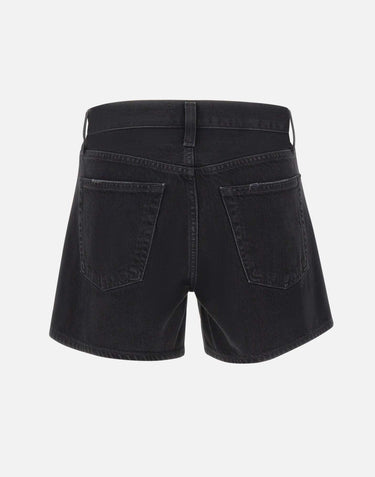 AGOLDE Shorts "Parker Long Vintage" BLACK Donna 