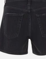 AGOLDE Shorts "Parker Long Vintage" BLACK Donna 
