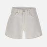AGOLDE Shorts "Parker Long" WHITE Donna 