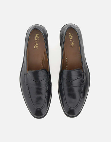 Mocassini in pelle 69006 NERO ALEXANDER HOTTO 