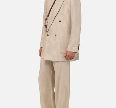 Pantaloni sartoriali gessati AMBMPA1043 271 AMIRI 