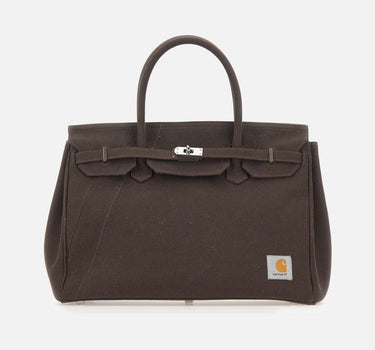 Borsa a mano riciclata 37502 BROWN ANOTHER CHANCE 