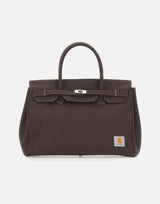Borsa a mano riciclata 37502 BROWN ANOTHER CHANCE 