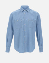 ASPESI Camicia "New C Slim" Light Blue Uomo 