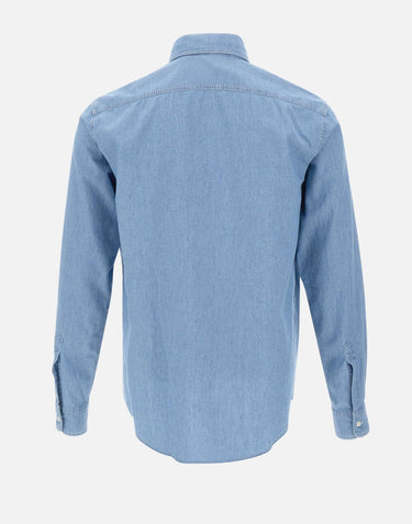 ASPESI Camicia "New C Slim" Light Blue Uomo 