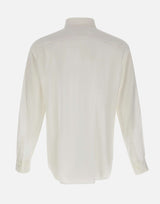 ASPESI Camicia in lino con taschino WHITE Uomo 