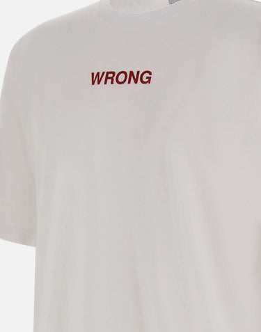 ASPESI T-shirt "Wrong" WHITE Uomo 