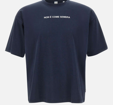 ASPESI T-shirt "Non è come sembra" BLUE Uomo 