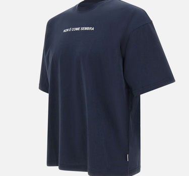 ASPESI T-shirt "Non è come sembra" BLUE Uomo 