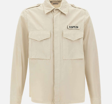ASPESI Camicia "Field" BEIGE Uomo 
